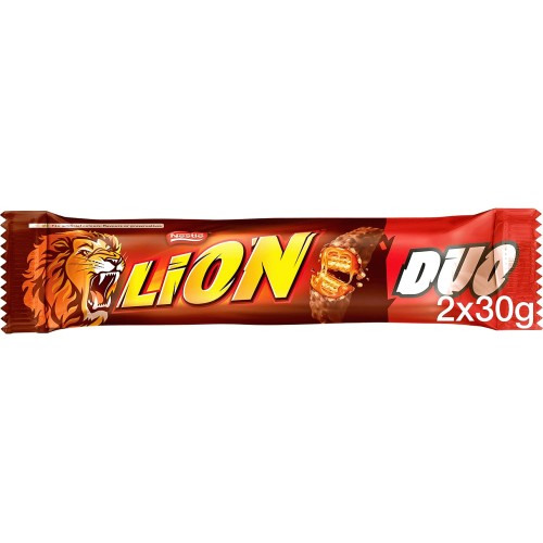 Nestle Lion Duo Milk Bar 60g Nestle Lion Duo Milk Bar 60g